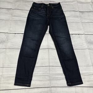 Everlane Curvy High-Rise Skinny Jean Womens Size 26 Crop Blue Stretch
